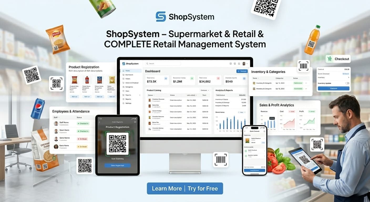 Shop System Platform